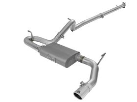 2012-2018 Jeep Wrangler UnLTD JK V6 3.6L Scorpion 2-1/2" Aluminized Steel Cat-Back Exhaust System - 49-08044-1P