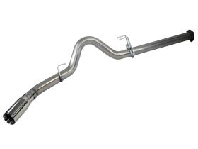 2011-2014 Ford F-350 Super Duty Turbo Diesel V8 6.7L Large Bore-HD 4" 409 Stainless Steel DPF-Back Exhaust System - 49-13028