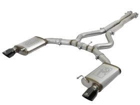 2015-2017 Ford Mustang S550 V6 3.7L MACH Force-Xp 3" 304 Stainless Steel Cat-Back Exhaust System - 49-33072-1B