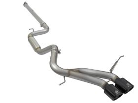 2013-2018 Ford Focus ST 2.0L Takeda 3" 304 Stainless Steel Cat-Back Exhaust System - 49-33083-B