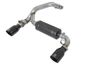 2016-2018 Ford Focus RS EcoBoost Turbo 2.3L Takeda 3" 304 Stainless Steel Axle-Back Exhaust System - 49-33104-B