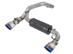 2016-2018 Ford Focus RS EcoBoost Turbo 2.3L Takeda 3" 304 Stainless Steel Axle-Back Exhaust System - 49-33104-L