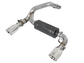 2016-2018 Ford Focus RS EcoBoost Turbo 2.3L Takeda 3" 304 Stainless Steel Axle-Back Exhaust System - 49-33104-P