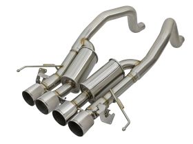 2015-2019 Chevrolet Corvette Z06 C7 LT4 Supercharged V8 6.2L MACH Force-Xp 3" to 2-1/2" 304 Stainless Steel Axle-Back Exhaust System - 49-34082-P