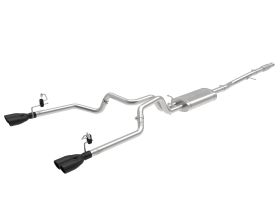 2019 Chevrolet Silverado 1500 V6 4.3L/V8 5.3L Vulcan Series 3" to Dual 2-1/2" 304 Stainless Steel Cat-Back Exhaust System - 49-34104-B