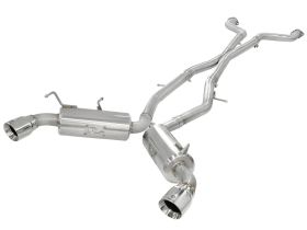 2009-2019 Nissan 370z Z34 V6 3.7L Takeda 2-1/2" 304 Stainless Steel Cat-Back Exhaust System - 49-36107