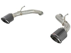 2016-2019 Infiniti Q50 V37 Base/Sport/Red Sport 400 V6 3.0L Takeda 2-1/2" 304 Stainless Steel Axle-Back Exhaust System - 49-36130NM-C