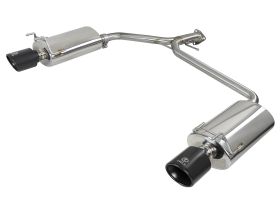 2013-2017 Honda Accord Sport 2.4L Sedan Takeda 2-1/4" to 1-3/4" 304 Stainless Steel Axle-Back Exhaust System - 49-36604-B