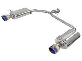 2013-2017 Honda Accord Sport 2.4L Sedan Takeda 2-1/4" to 1-3/4" 304 Stainless Steel Axle-Back Exhaust System - 49-36604-L