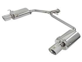 2013-2017 Honda Accord Sport 2.4L Sedan Takeda 2-1/4" to 1-3/4" 304 Stainless Steel Axle-Back Exhaust System - 49-36604