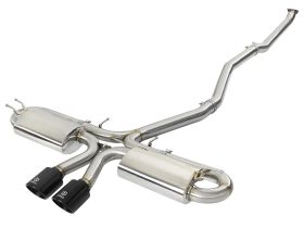 2017-2019 Honda Civic Si FC 1.5L Coupe Takeda 3" to 2-1/2" 304 Stainless Steel Cat-Back Exhaust System - 49-36618-B