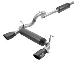 2018-2019 Jeep Wrangler JL V6 3.6L 4DR Rebel Series 2-1/2" 304 Stainless Steel Cat-Back Exhaust System - 49-38066-B
