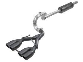 2018-2019 Jeep Wrangler JL V6 3.6L 4DR Rebel Series 2-1/2" 304 Stainless Steel Cat-Back Exhaust System - 49-38071-B