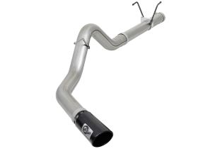 2007-2010 Dodge Ram 3500 Cummins Turbo Diesel 6.7L Large Bore-HD 4" 409 Stainless Steel DPF-Back Exhaust System - 49-42006-B