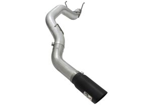2013-2018 Ram Truck 3500 Cummins Turbo Diesel 6.7L Large Bore-HD 5" 409 Stainless Steel DPF-Back Exhaust System - 49-42039-B