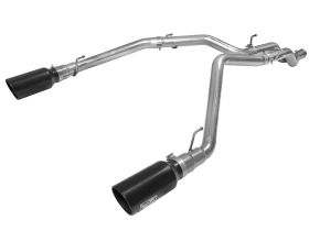 2014-2018 Ram Truck 1500 EcoDiesel/EcoDiesel V6 3.0L Large Bore-HD 3" 409 Stainless Steel DPF-Back Exhaust System w/6" Black Tip - 49-42044-B