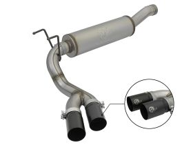 2014-2018 Ram Truck 3500 HEMI V8 6.4L Rebel Series 3-1/2" 409 Stainless Steel Cat-Back Exhaust System - 49-42057-B