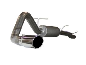 2003-2007 Ford F-350 Super Duty Turbo Diesel V8 6.0L Large Bore-HD 4" 409 Stainless Steel Cat-Back Exhaust System - 49-43003