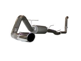 2003-2007 Ford F-350 Super Duty Turbo Diesel V8 6.0L Large Bore-HD 4" 409 Stainless Steel Turbo-Back Exhaust System - 49-43005