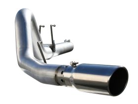 2008-2010 Ford F-350 Super Duty Turbo Diesel V8 6.4L Large Bore-HD 4" 409 Stainless Steel DPF-Back Exhaust System - 49-43006