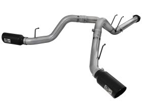 2011-2014 Ford F-350 Super Duty Turbo Diesel V8 6.7L Large Bore-HD 4" 409 Stainless Steel DPF-Back Exhaust System - 49-43065-B