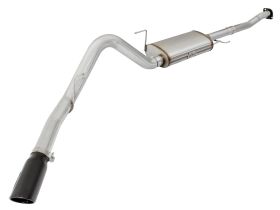 2015-2019 Ford F-150 EcoBoost V6 2.7L/V6 3.5L MACH Force-Xp 3" to 3-1/2" 409 Stainless Steel Cat-Back Exhaust System - 49-43068-B