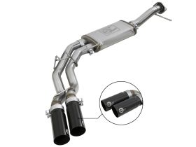 2011-2014 Ford F-150 EcoBoost V6 3.5L Rebel Series 3" to 2-1/2" 409 Stainless Steel Cat-Back Exhaust System - 49-43078-B