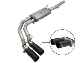 2004-2008 Ford F-150 V8 4.6L/V8 5.4L Rebel Series 3" to 2-1/2" 409 Stainless Steel Cat-Back Exhaust System - 49-43079-B