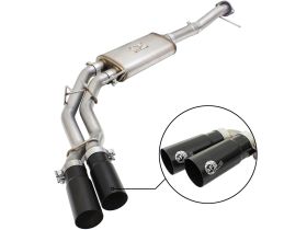 2009-2014 Ford F-150 V8 4.6L Rebel Series 3" to 2-1/2" 409 Stainless Steel Cat-Back Exhaust System - 49-43080-B