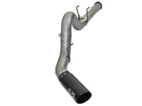 2017-2019 Ford F-350 Super Duty Turbo Diesel V8 6.7L Large Bore-HD 5" 409 Stainless Steel DPF-Back Exhaust System - 49-43090-B