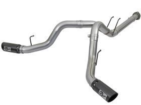 2017-2019 Ford F-350 Super Duty Turbo Diesel V8 6.7L Large Bore-HD 4" 409 Stainless Steel DPF-Back Exhaust System - 49-43092-B