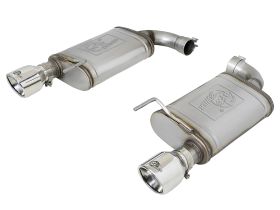 2015-2017 Ford Mustang GT V8 5.0L MACH Force-Xp 2-1/2" 409 Stainless Steel Axle-Back Exhaust System - 49-43105-P