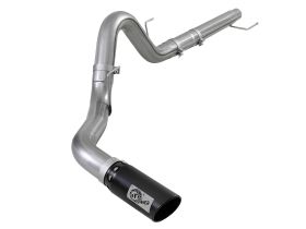 2018-2019 Ford F-150 Turbo Diesel V6 3.0L Large Bore-HD 4" 409 Stainless Steel DPF-Back Exhaust System - 49-43106-B