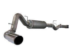 2001-2004 Chevrolet Silverado 3500 HD LB7 Duramax Turbo Diesel V8 6.6L Large Bore-HD 4" 409 Stainless Steel Cat-Back Exhaust System - 49-44001