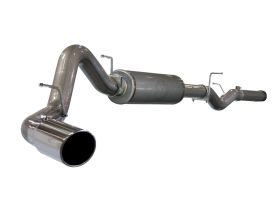2006-2007 Chevrolet Silverado 3500 HD LLY/LBZ Duramax Turbo Diesel V8 6.6L Large Bore-HD 4" 409 Stainless Steel Cat-Back Exhaust System - 49-44002