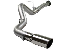 2007-2010 Chevrolet Silverado 3500 HD LMM Duramax Turbo Diesel V8 6.6L Large Bore-HD 4" 409 Stainless Steel DPF-Back Exhaust System - 49-44004
