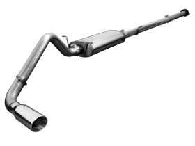 2007-2008 Chevrolet Silverado 1500 157.5" W/B V8 4.8L/V8 5.3L/V8 6.0L MACH Force-Xp 3" 409 Stainless Steel Cat-Back Exhaust System - 49-44006