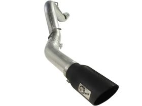 2011-2016 Chevrolet Silverado 3500 HD LML Duramax Turbo Diesel V8 6.6L Large Bore-HD 5" 409 Stainless Steel DPF-Back Exhaust System - 49-44041-B