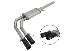 2009-2018 Chevrolet Silverado 1500 V6 4.3L Rebel Series 3" to 2-1/2" 409 Stainless Steel Cat-Back Exhaust System - 49-44062-B
