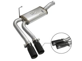 2009-2018 Chevrolet Silverado 1500 V6 4.3L/V8 5.3L Rebel Series 3" to 2-1/2" 409 Stainless Steel Cat-Back Exhaust System - 49-44070-B