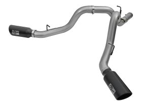 2016 Chevrolet Silverado 3500 HD LML Duramax Turbo Diesel V8 6.6L Large Bore-HD 4" 409 Stainless Steel DPF-Back Exhaust System - 49-44080-B