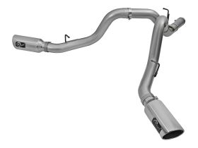 2016 Chevrolet Silverado 3500 HD LML Duramax Turbo Diesel V8 6.6L Large Bore-HD 4" 409 Stainless Steel DPF-Back Exhaust System - 49-44080-P