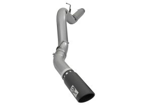2016 Chevrolet Silverado 3500 HD LML Duramax Turbo Diesel V8 6.6L Large Bore-HD 5" 409 Stainless Steel DPF-Back Exhaust System - 49-44081-B