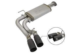 2016-2019 Toyota Tacoma V6 3.5L Rebel Series 3" to 2-1/2" Middle-Side Exit Stainless Steel Cat-Back Exhaust System - 49-46032-B