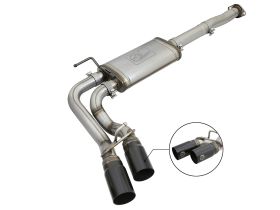 2005-2015 Toyota Tacoma V6 4.0L Rebel Series 3" 409 Stainless Steel Cat-Back Exhaust System - 49-46033-B