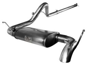 2011 Jeep Wrangler JK V6 3.8L MACH Force-Xp Hi-Tuck 2-1/2" 409 Stainless Steel Cat-Back Exhaust System - 49-46207