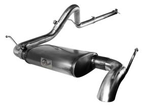 2007-2011 Jeep Wrangler JK V6 3.8L MACH Force-Xp Hi-Tuck 2-1/2" 409 Stainless Steel Cat-Back Exhaust System - 49-46208