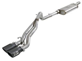 2012-2018 Jeep Wrangler JK V6 3.6L Rebel Series 2-1/2" 409 Stainless Steel Cat-Back Exhaust System - 49-48054-B