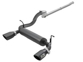 2018-2019 Jeep Wrangler JL V6 3.6L 2DR/4DR Rebel Series 2-1/2" 409 Stainless Steel Cat-Back Exhaust System - 49-48076-B