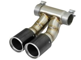 2013-2016 Porsche Cayman S 981 H6 3.4L MACH Force-Xp 3-1/2" 304 Stainless Steel Exhaust Tip - 49C36413-C